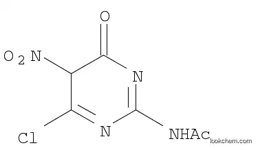 Acetamide, N-(6-chloro-4,5-dihydro-5-nitro-4-oxo-2-pyrimidinyl)-